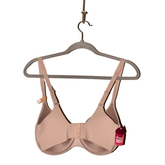 MAIDENFORM NEW $48 Dreamwire Back Smoothing Underwire Bra Evening Blush 34DD - Picture 2 of 3